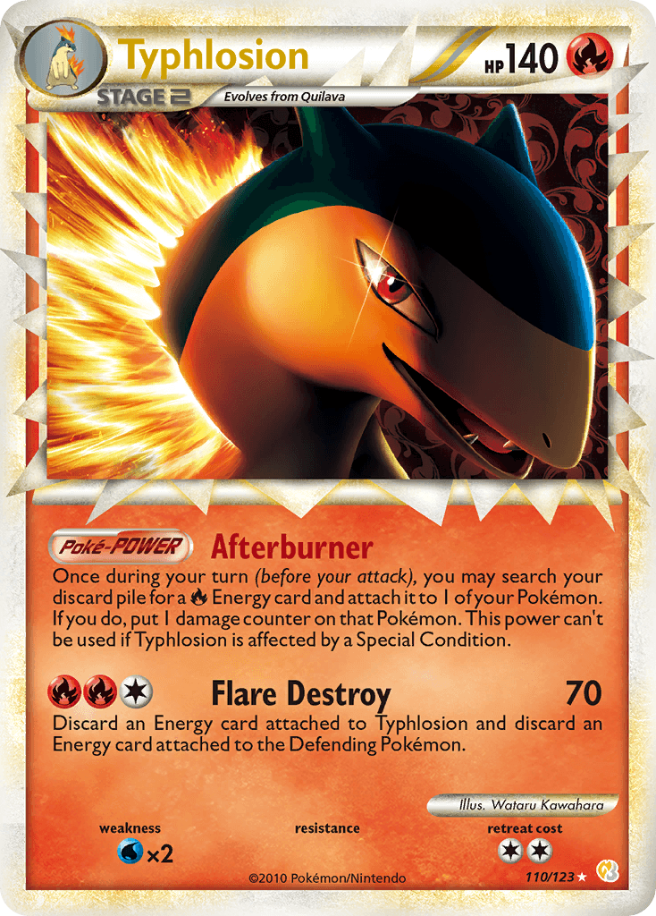 Typhlosion — HeartGold & SoulSilver 110