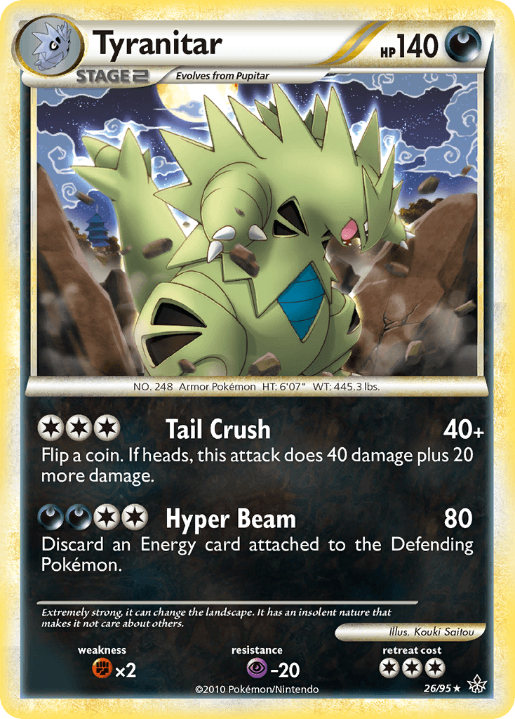 Tyranitar — HS—Unleashed 26