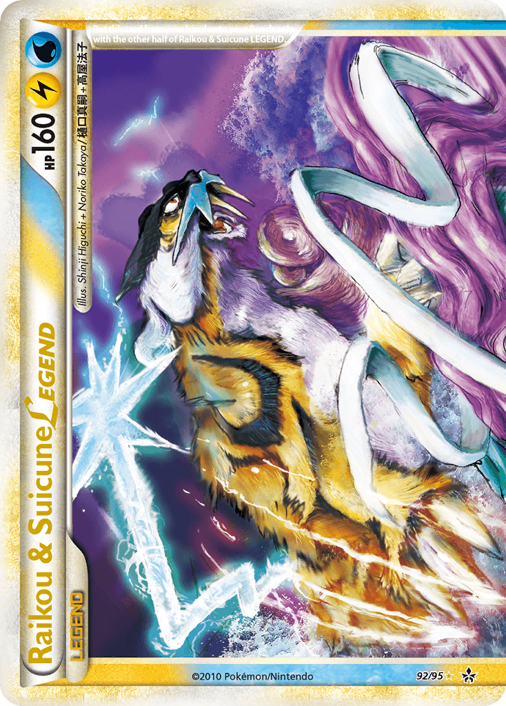Raikou & Suicune LEGEND — HS—Unleashed 92