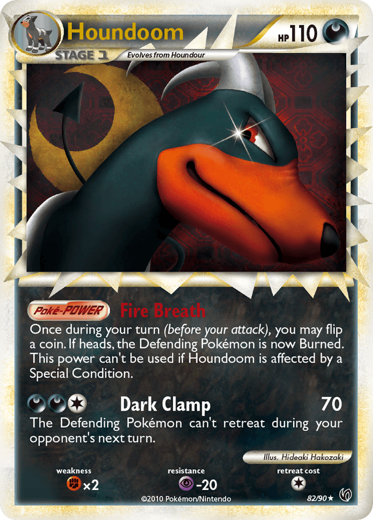Houndoom — HS—Undaunted 82