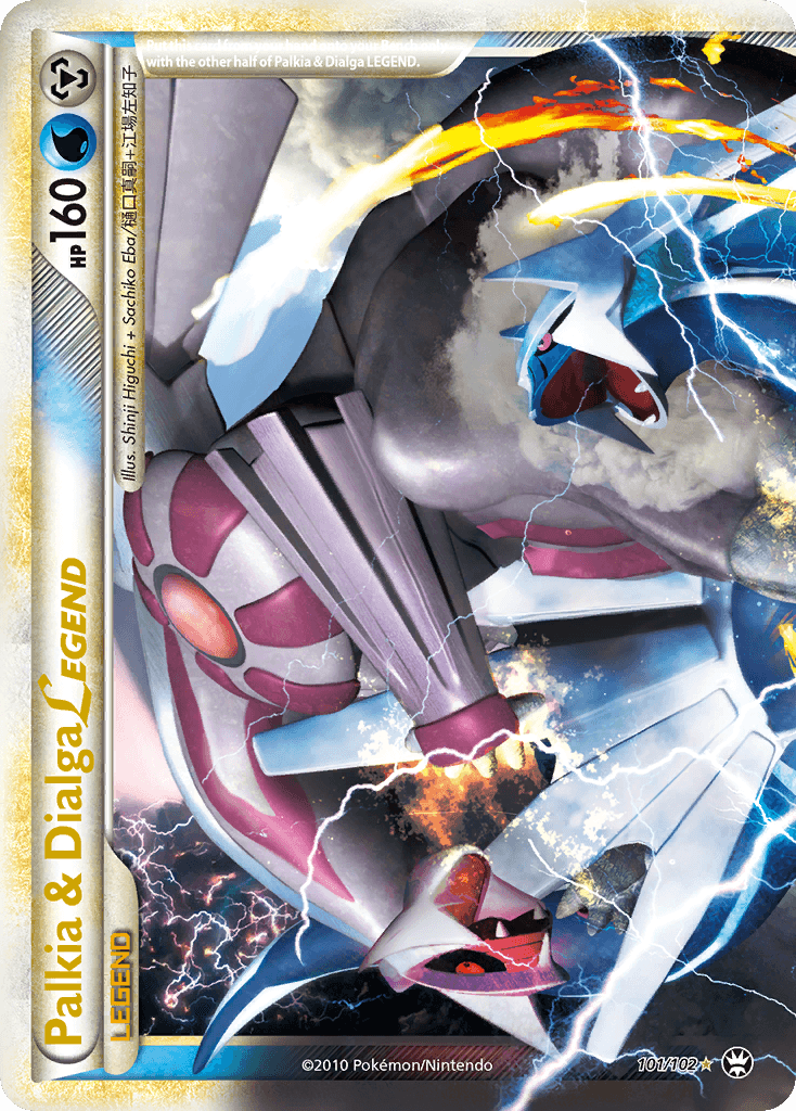 Palkia & Dialga LEGEND — HS—Triumphant 101