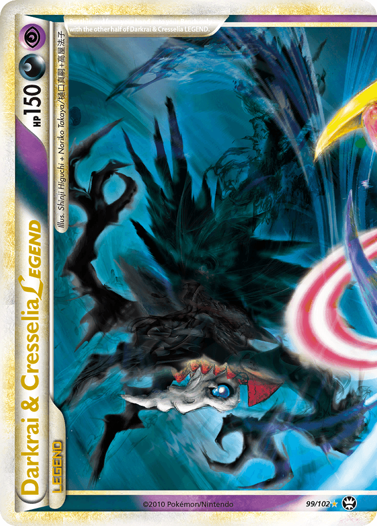 Darkrai & Cresselia LEGEND — HS—Triumphant 99