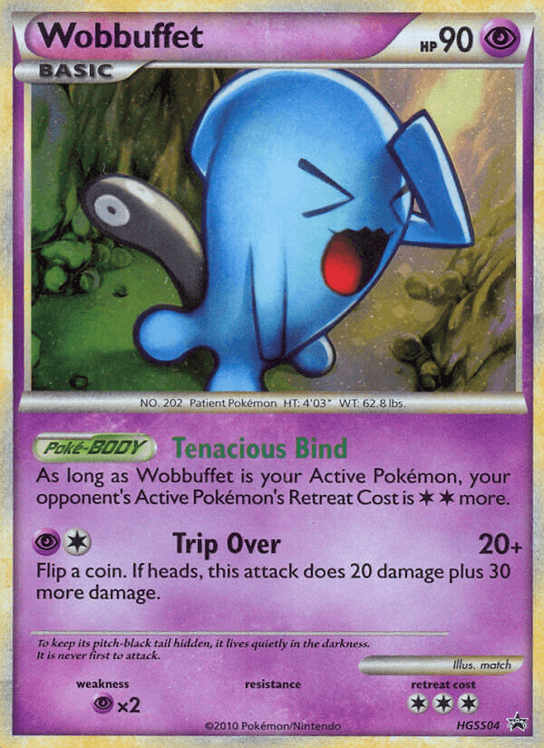 Wobbuffet — HGSS Black Star Promos HGSS04
