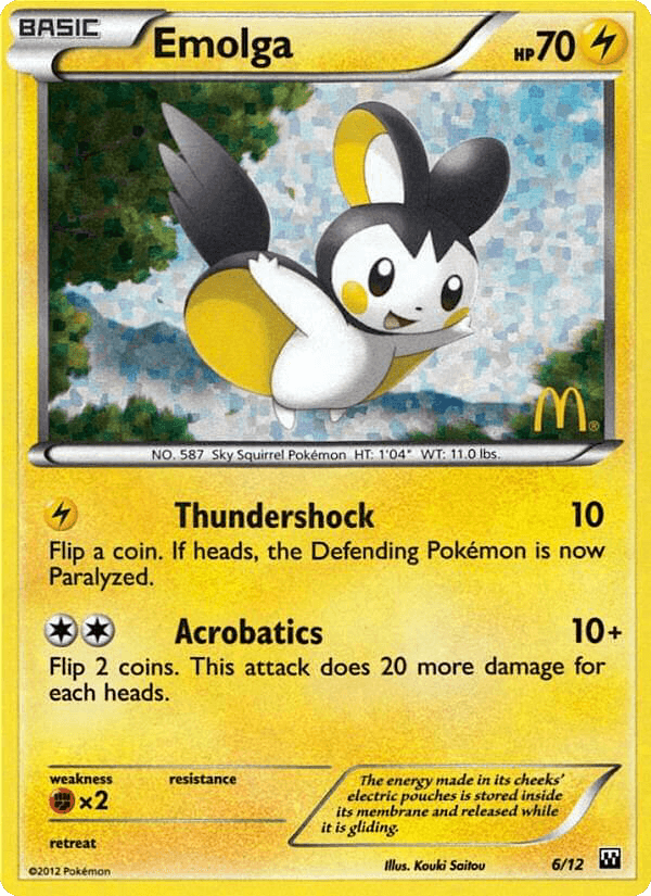 Emolga — McDonald's Collection 2012 6