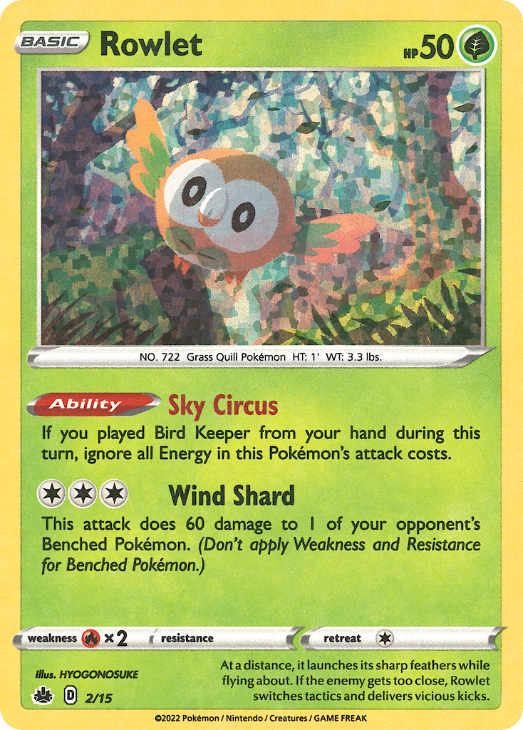 Rowlet — McDonald's Collection 2022 2