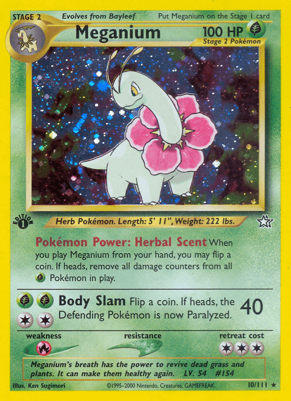 Meganium — Neo Genesis 10