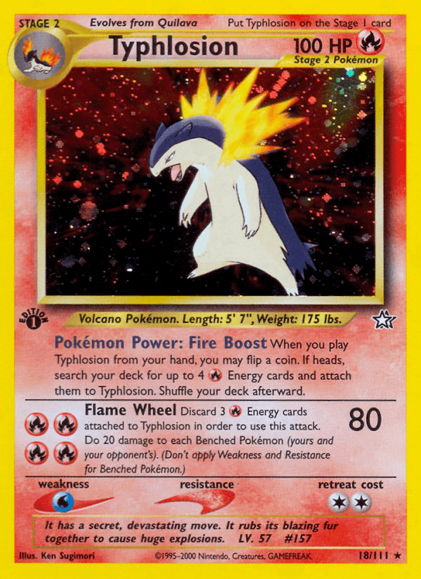 Typhlosion — Neo Genesis 18