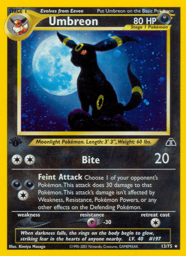 Umbreon — Neo Discovery 13