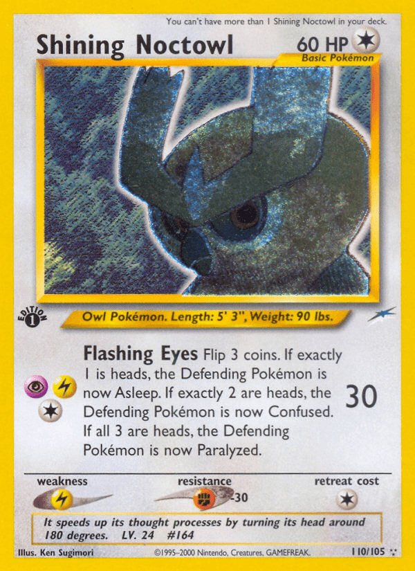 Shining Noctowl — Neo Destiny 110