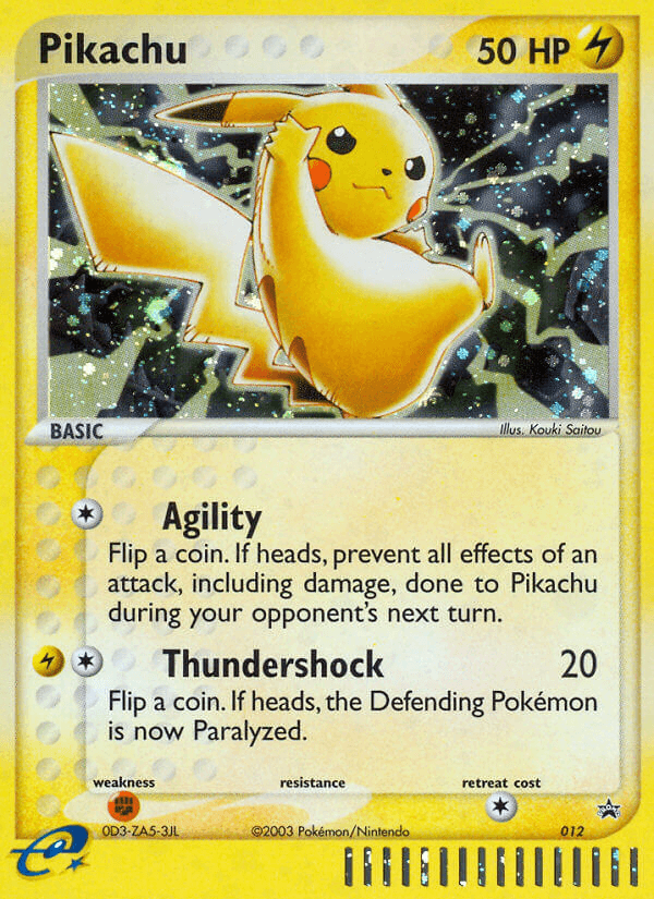 Pikachu — Nintendo Black Star Promos 12