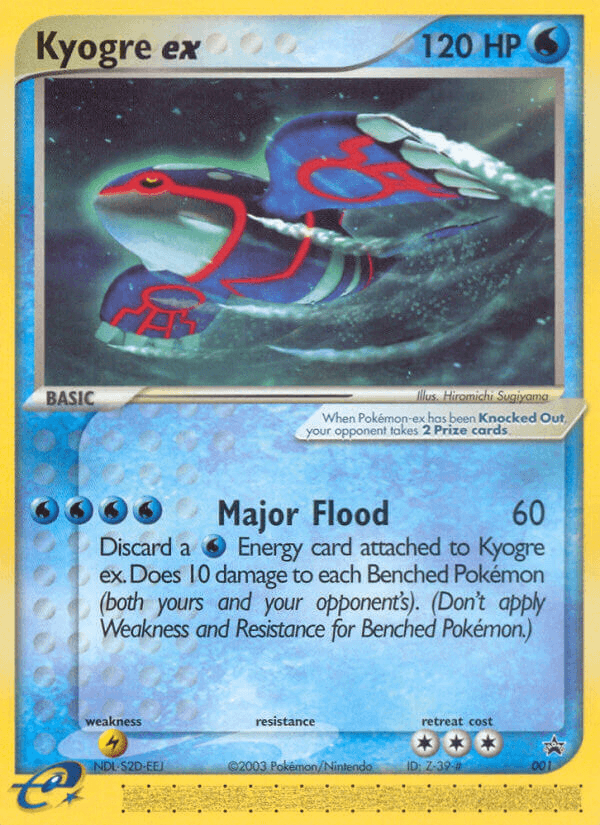 Kyogre ex — Nintendo Black Star Promos 1