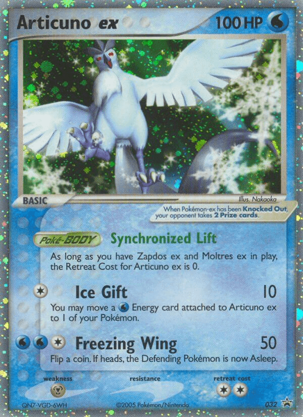 Articuno ex — Nintendo Black Star Promos 32
