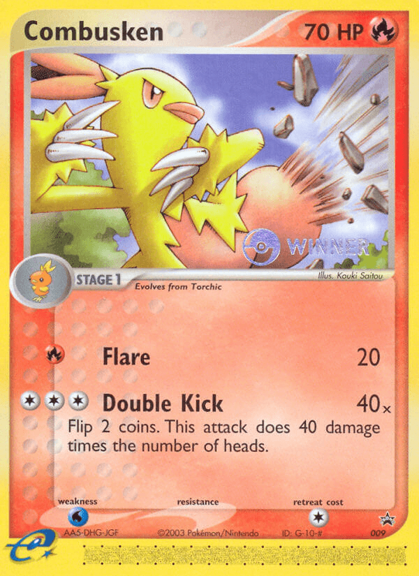 Combusken — Nintendo Black Star Promos 9