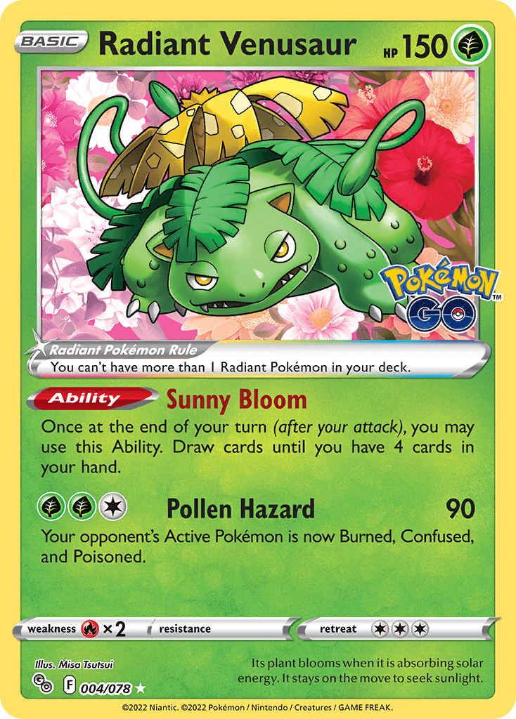 Radiant Venusaur — Pokémon GO 4