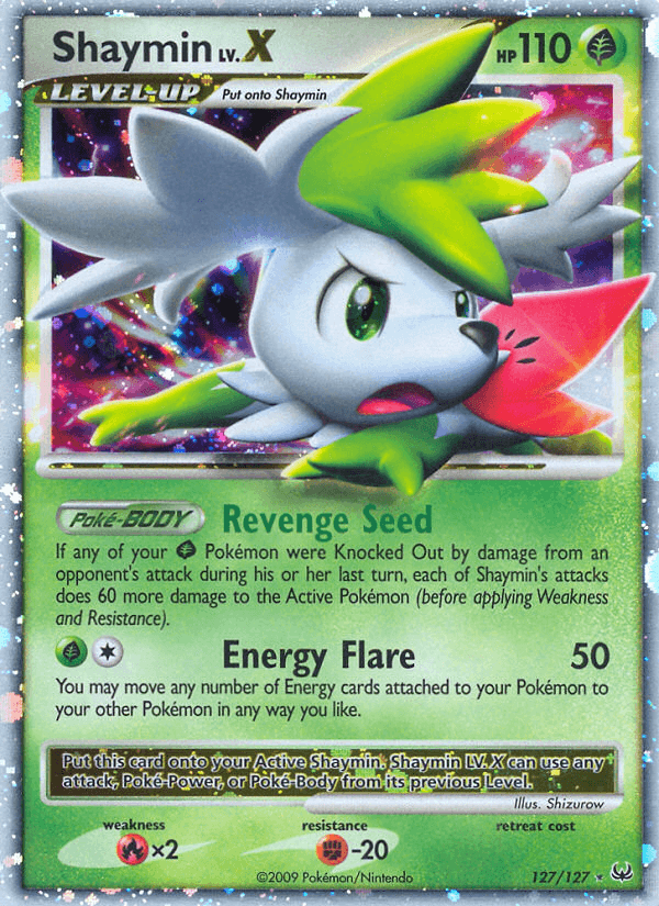 Shaymin LV.X — Platinum 127