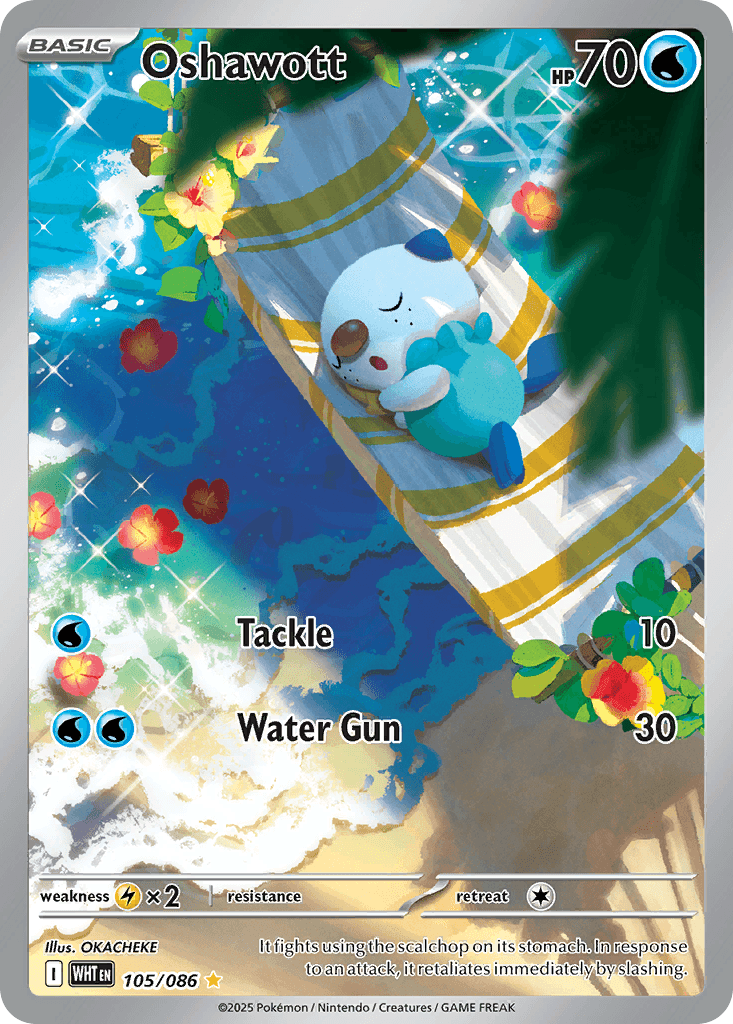Oshawott — White Flare 105