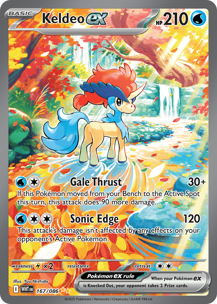 Keldeo ex — White Flare 167