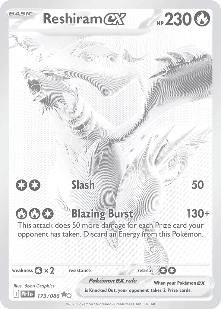 Reshiram ex — White Flare 173
