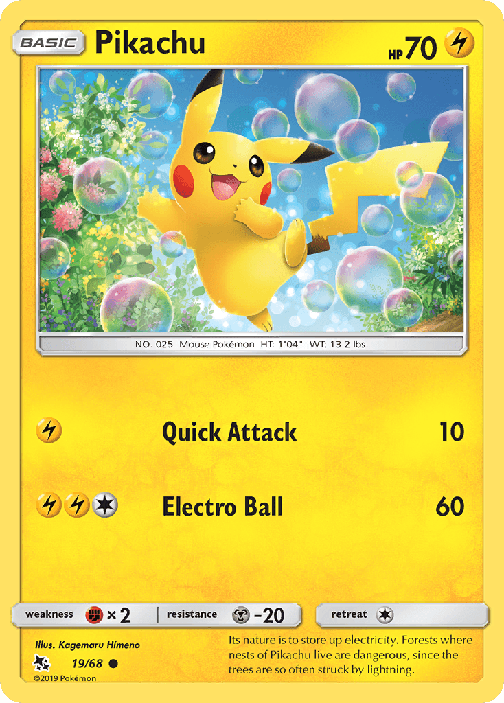 Pikachu — Hidden Fates 19