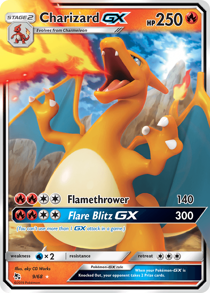 Charizard-GX — Hidden Fates 9