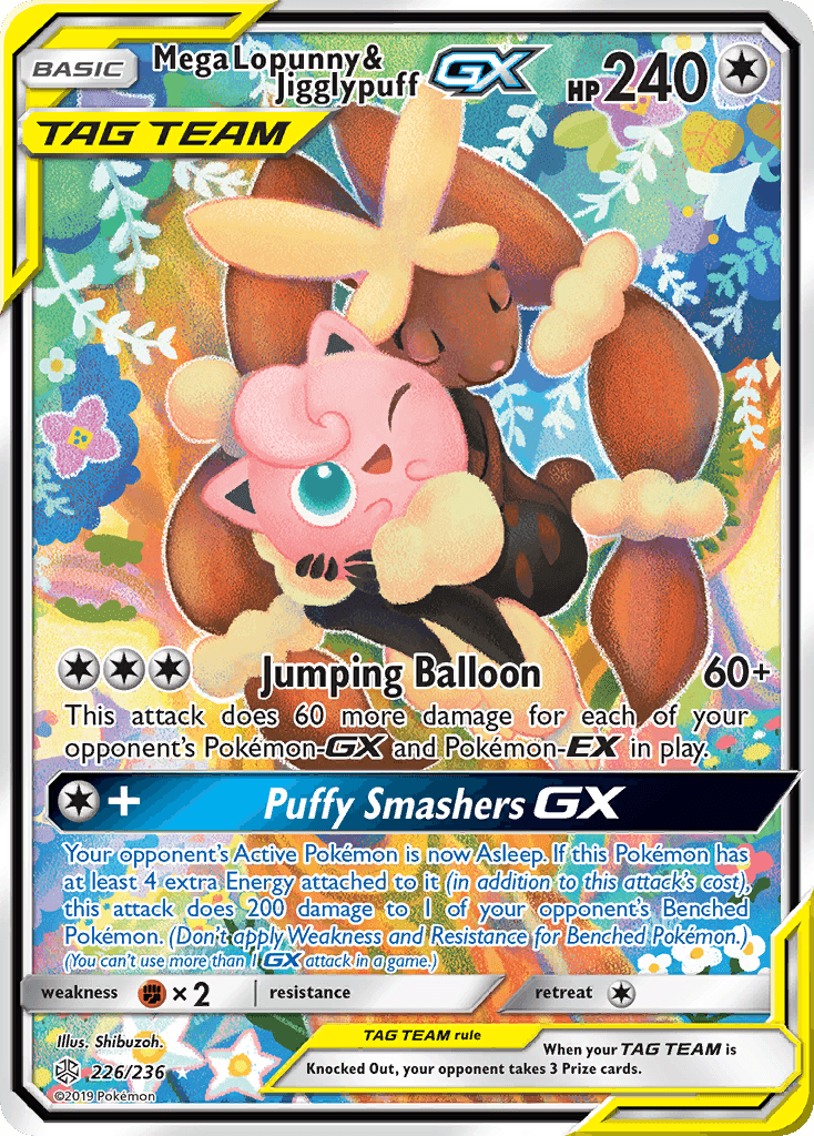 Mega Lopunny & Jigglypuff-GX — Cosmic Eclipse 226