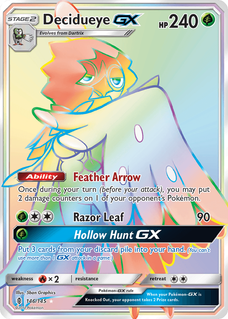Decidueye-GX — Guardians Rising 146