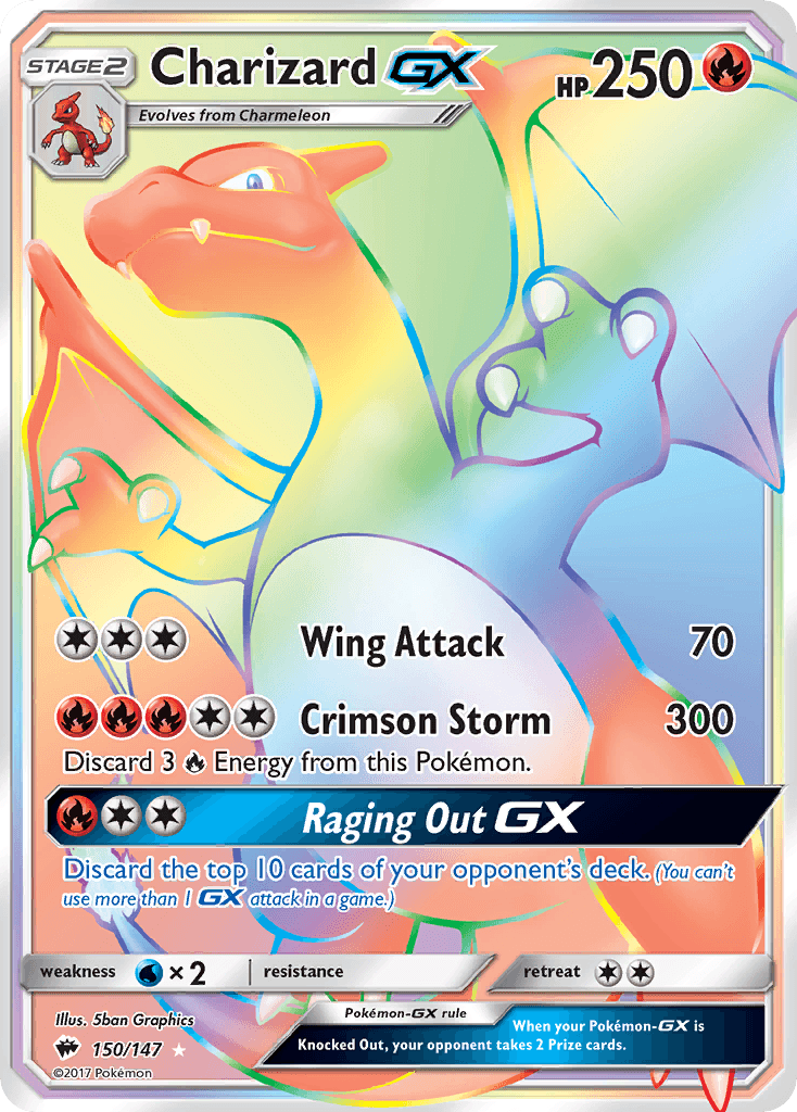 Charizard-GX — Burning Shadows 150