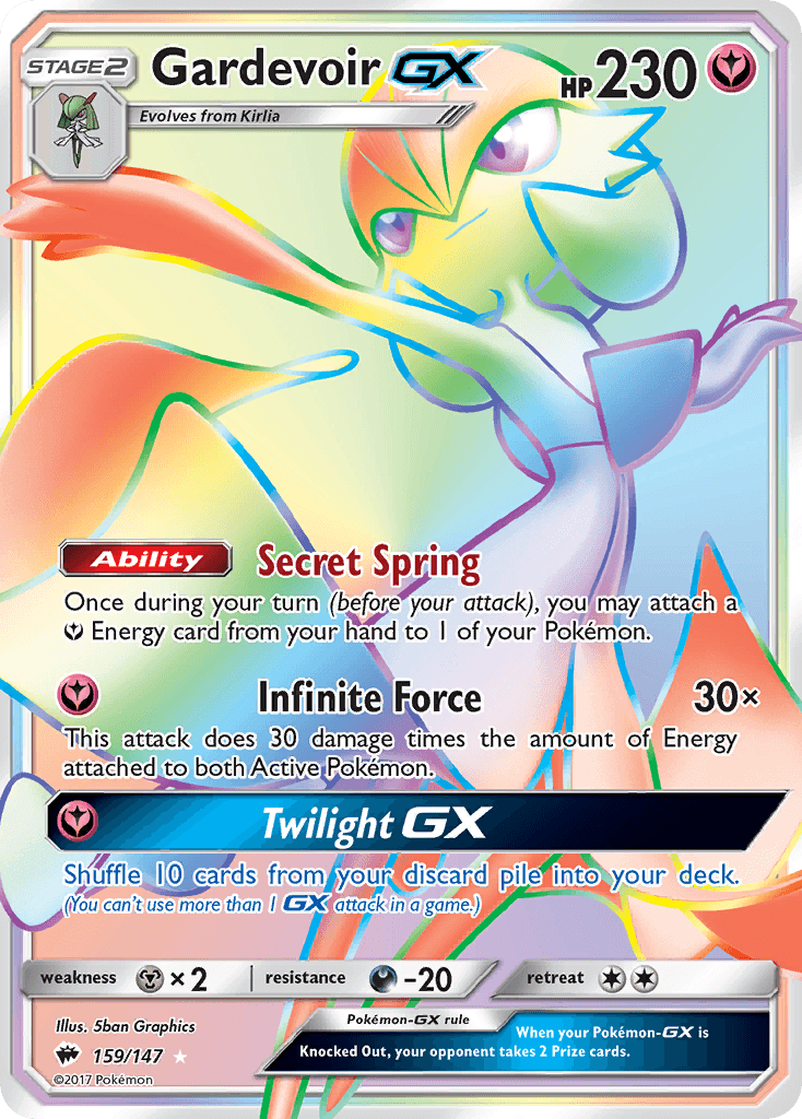 Gardevoir-GX — Burning Shadows 159
