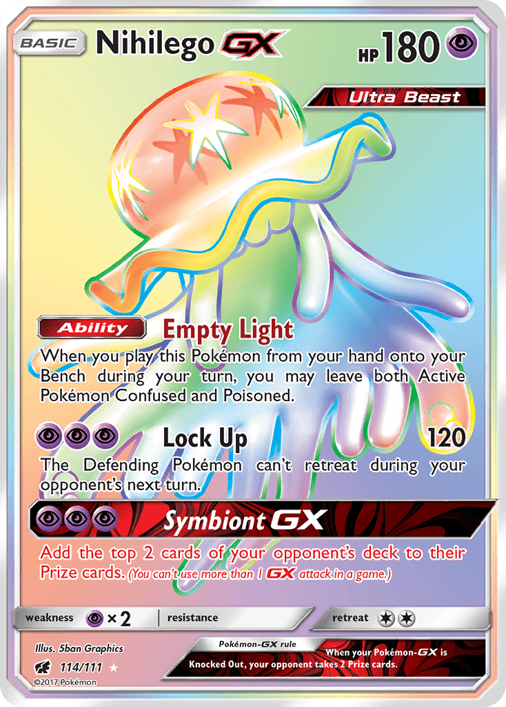 Nihilego-GX — Crimson Invasion 114