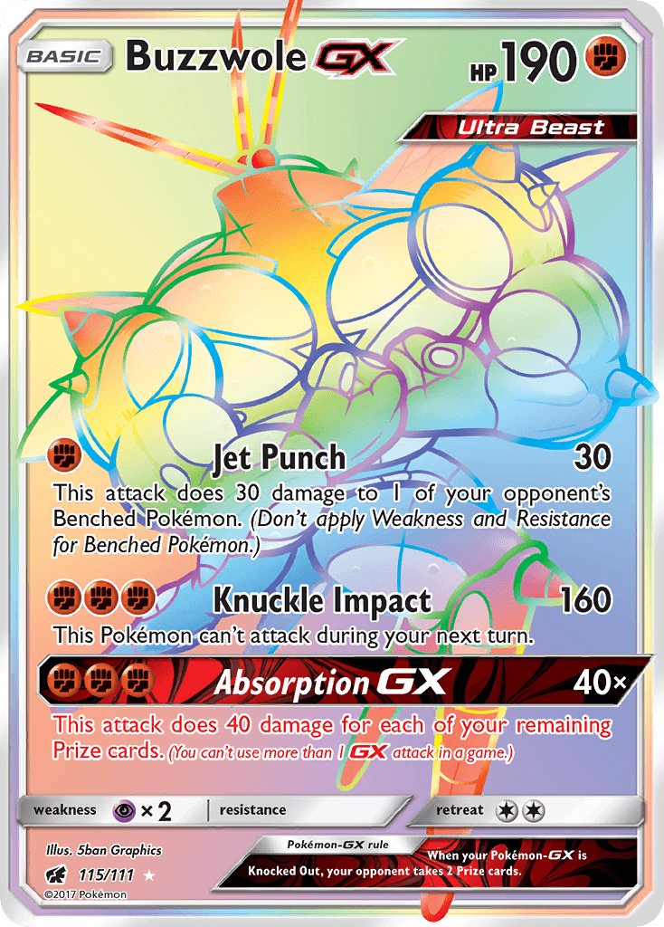 Buzzwole-GX — Crimson Invasion 115