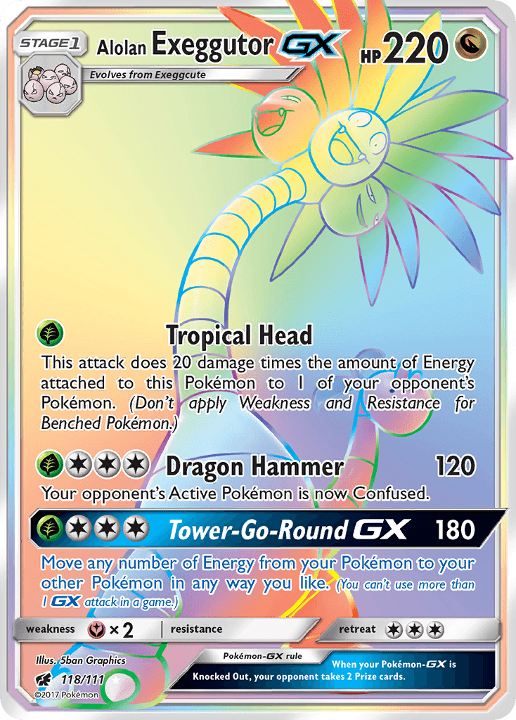 Alolan Exeggutor-GX — Crimson Invasion 118