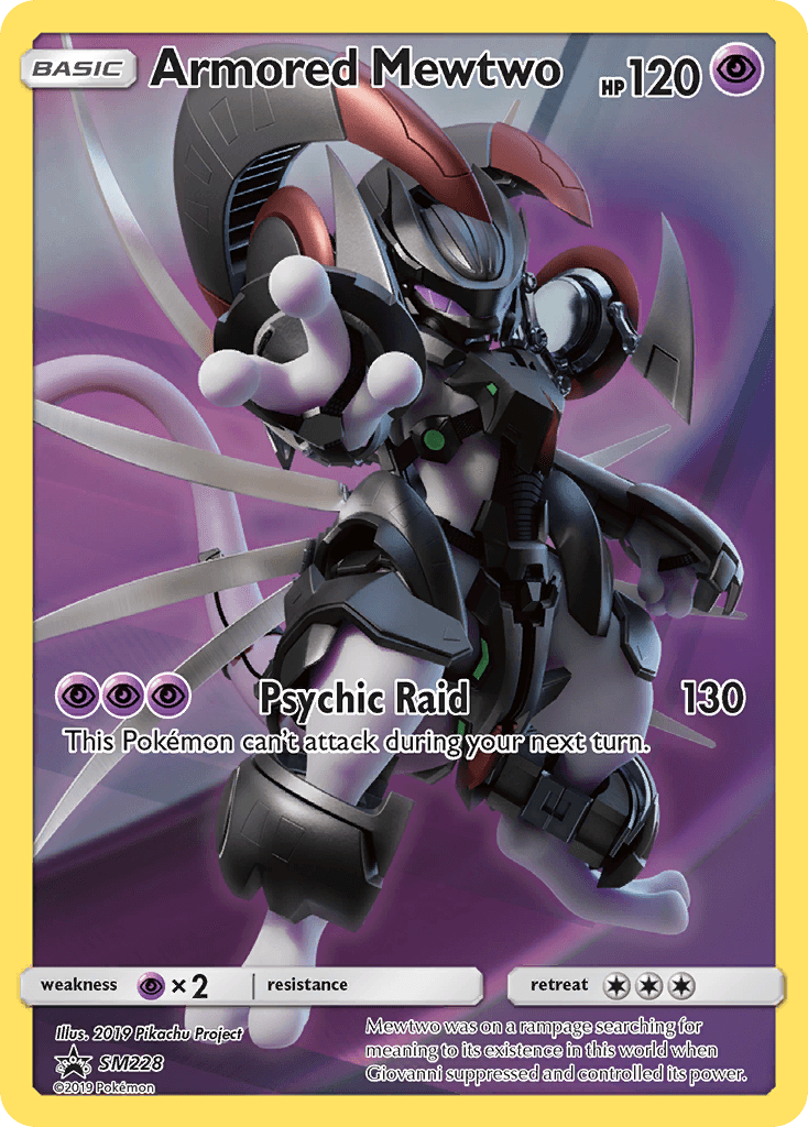 Armored Mewtwo — SM Black Star Promos SM228