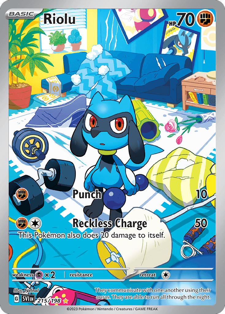 Riolu — Scarlet & Violet 215