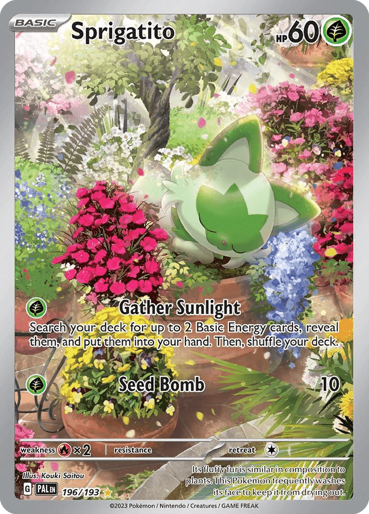 Sprigatito — Paldea Evolved 196