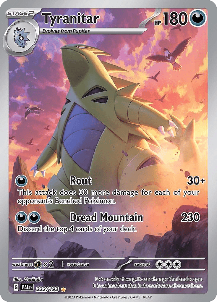 Tyranitar — Paldea Evolved 222