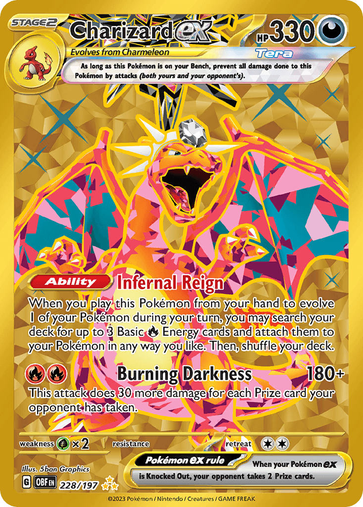 Charizard ex — Obsidian Flames 228