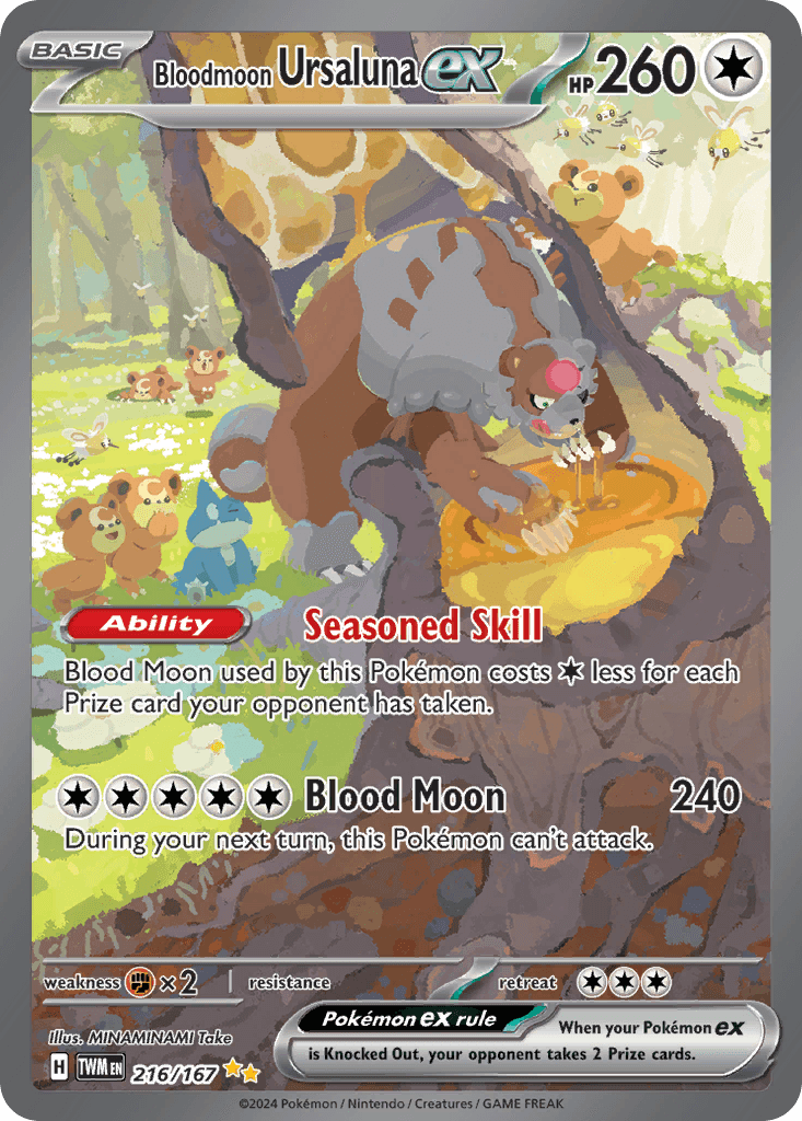 Bloodmoon Ursaluna ex — Twilight Masquerade 216
