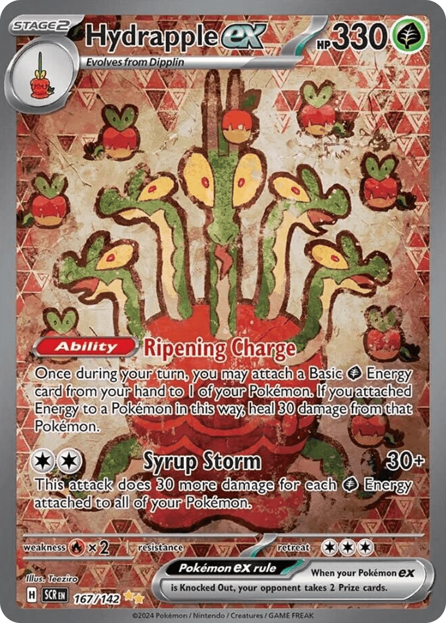 Hydrapple ex — Stellar Crown 167