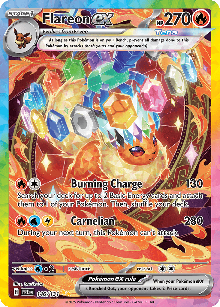Flareon ex — Prismatic Evolutions 146