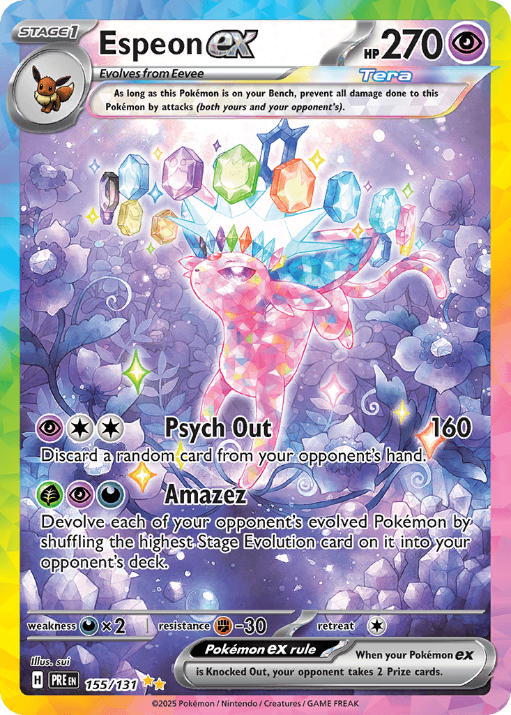 Espeon ex — Prismatic Evolutions 155