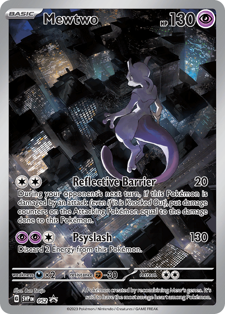 Mewtwo — Scarlet & Violet Black Star Promos 52