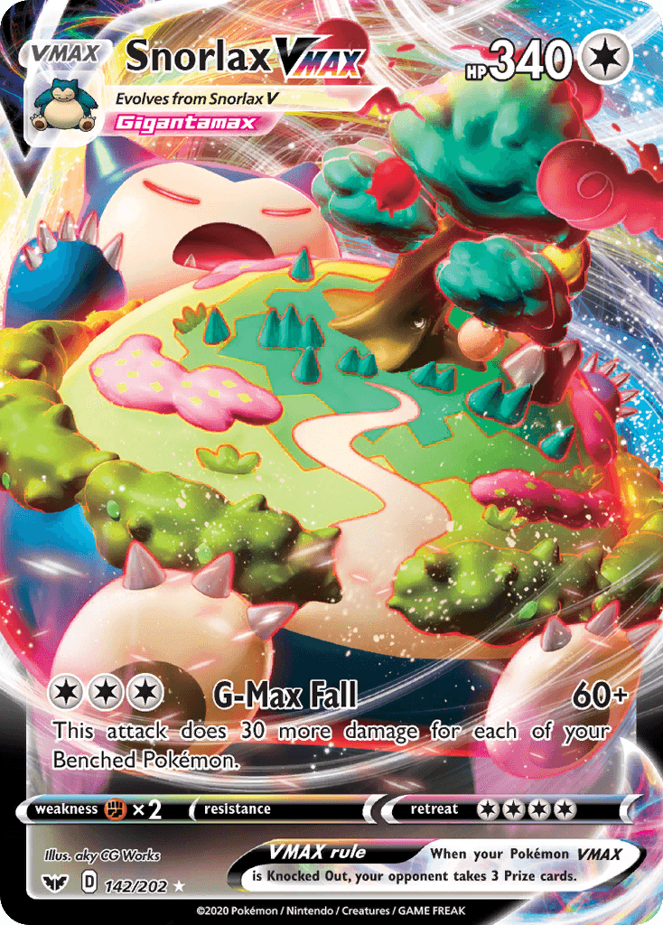 Snorlax VMAX — Sword & Shield 142