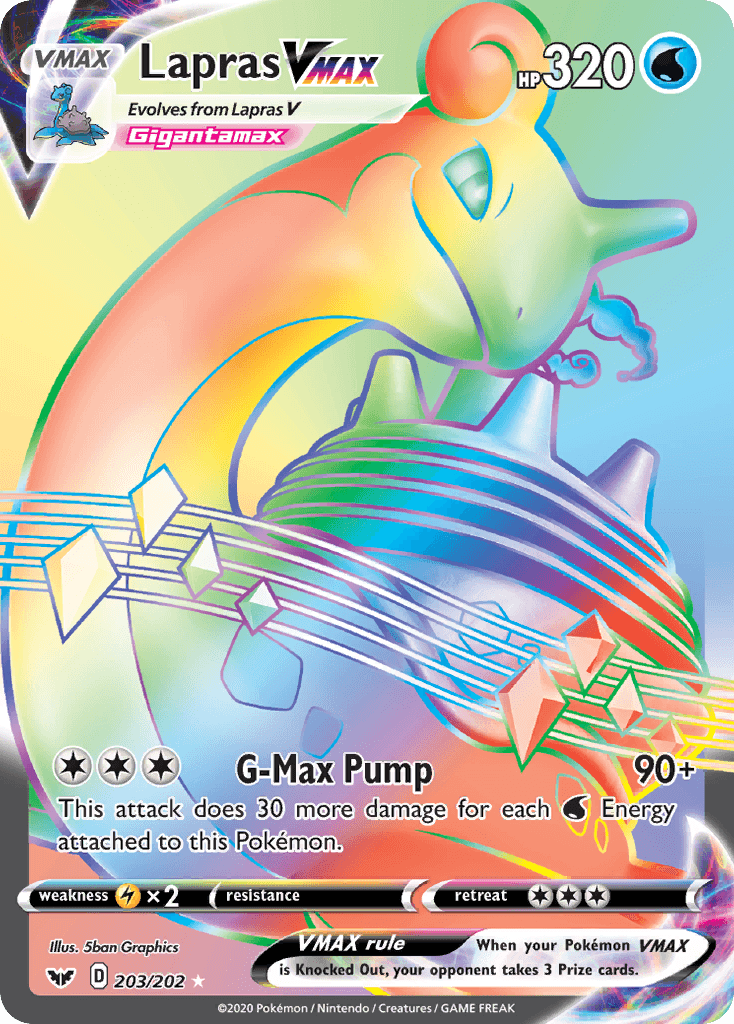 Lapras VMAX — Sword & Shield 203