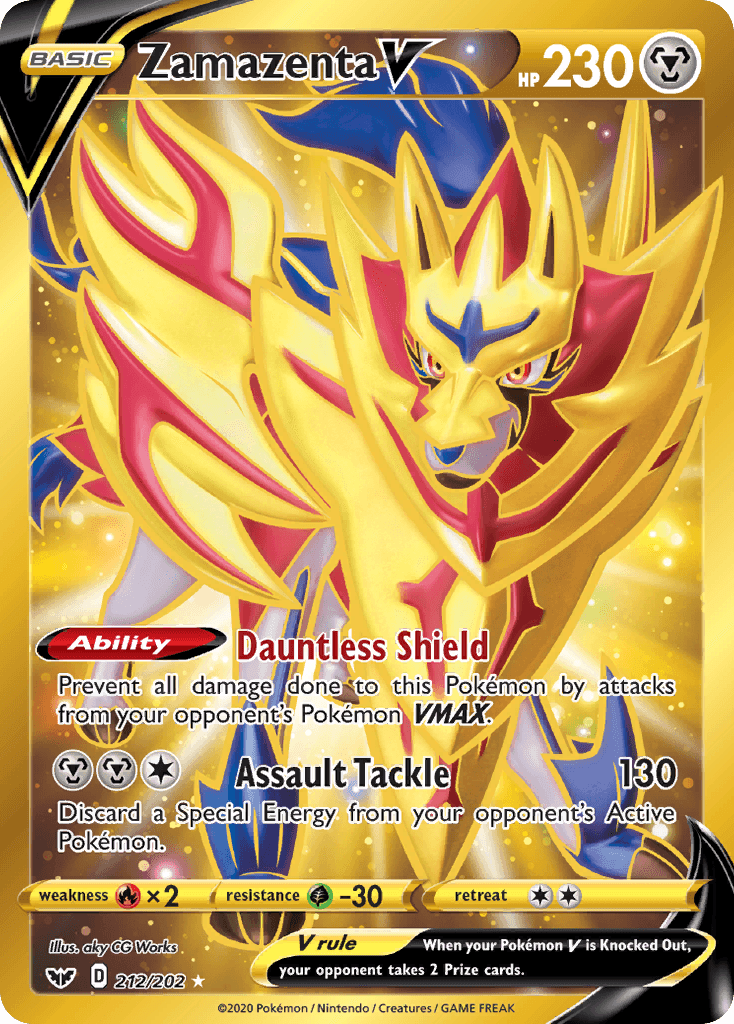 Zamazenta V — Sword & Shield 212