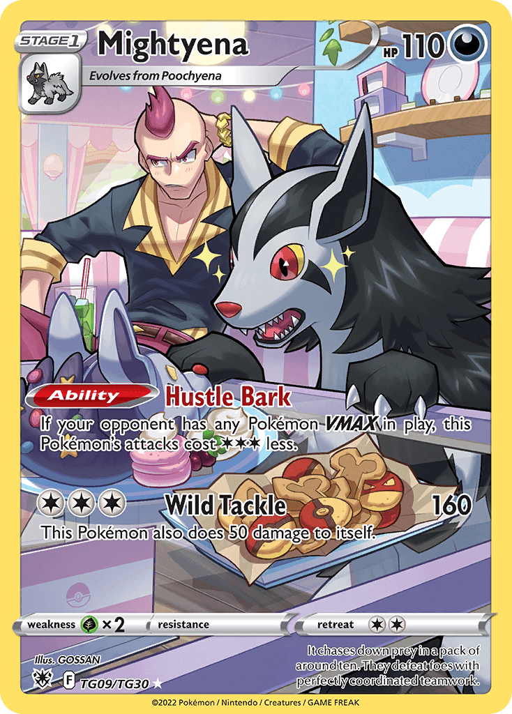 Mightyena — Astral Radiance Trainer Gallery TG09