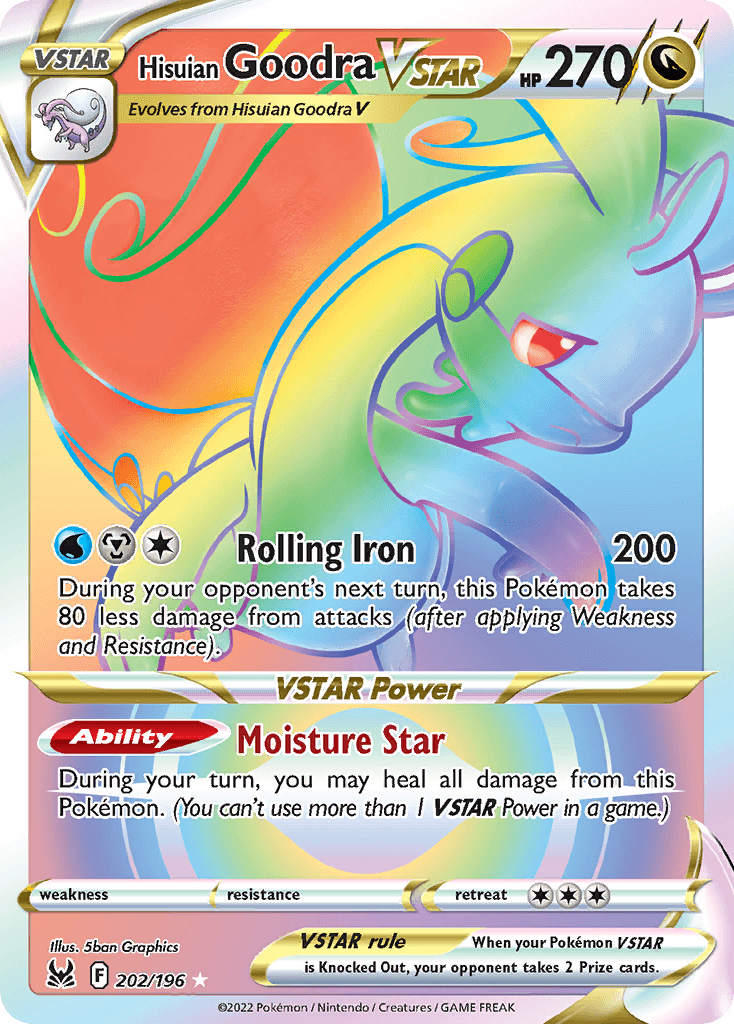 Hisuian Goodra VSTAR — Lost Origin 202