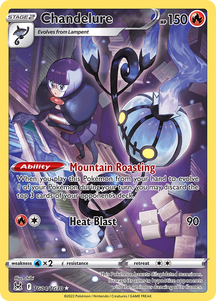 Chandelure — Lost Origin Trainer Gallery TG04