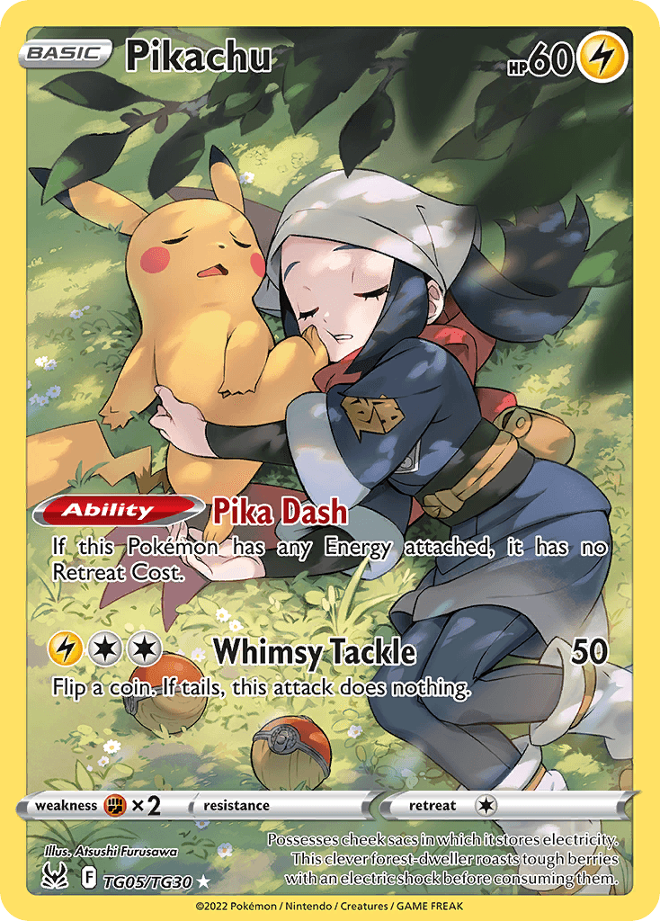 Pikachu — Lost Origin Trainer Gallery TG05