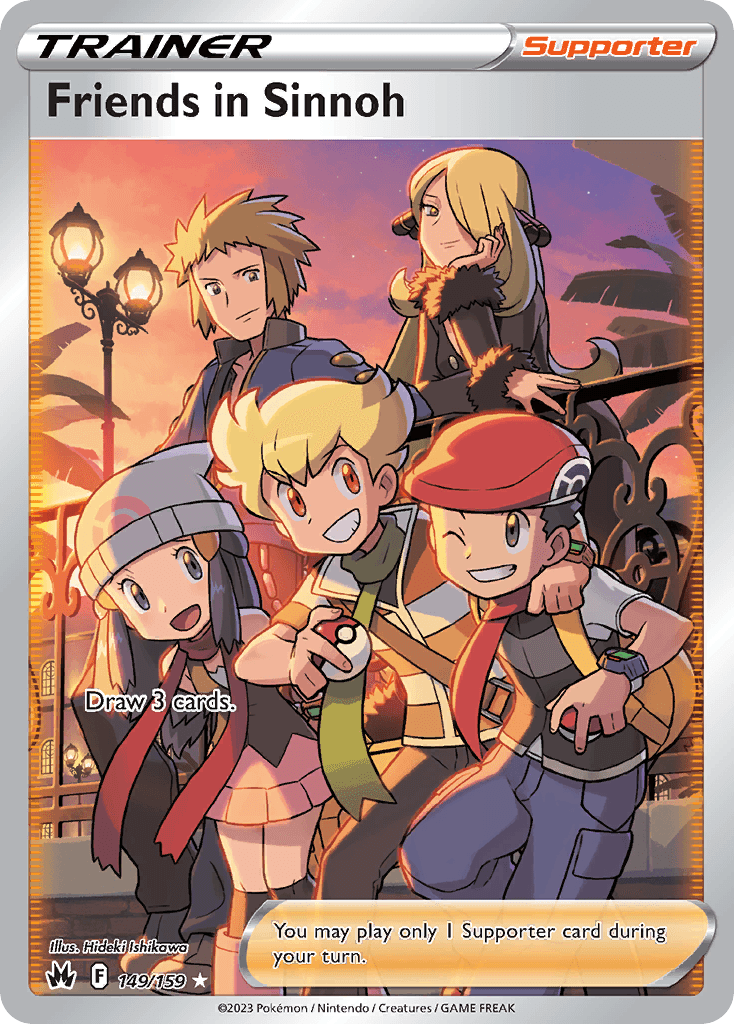 Friends in Sinnoh — Crown Zenith 149