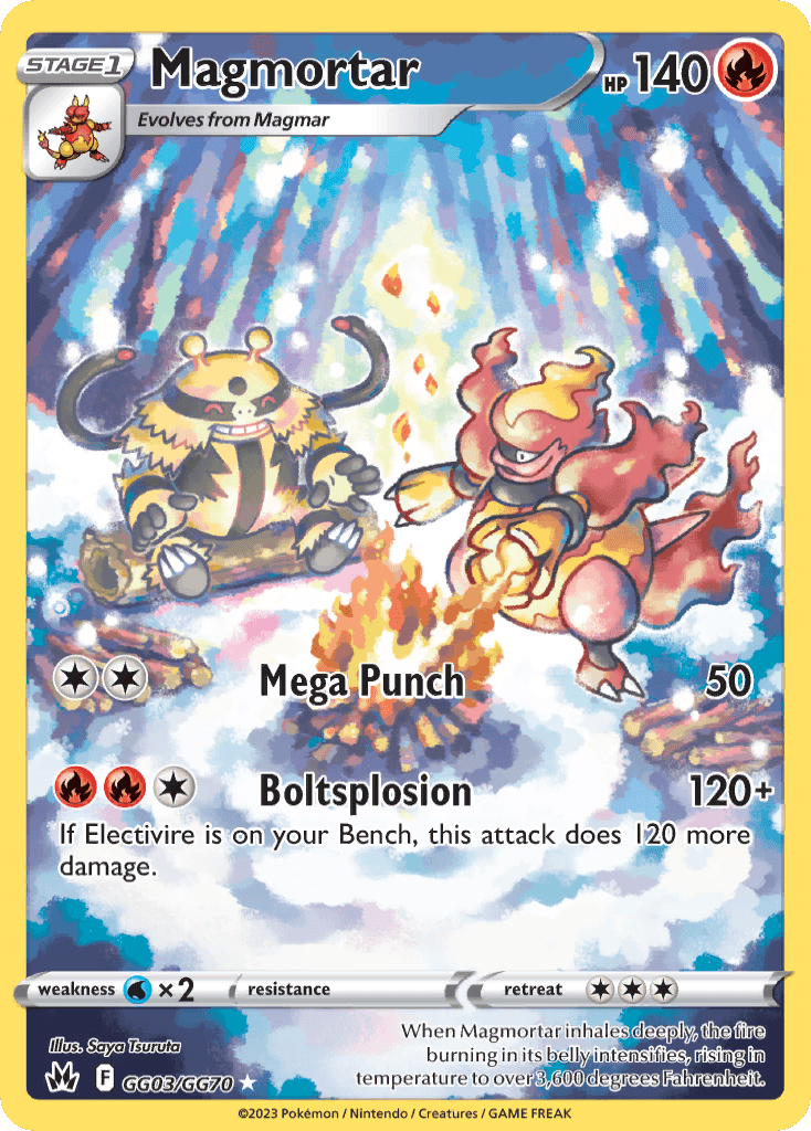 Magmortar — Crown Zenith Galarian Gallery GG03